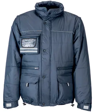 Padded waterproof polyester jacket