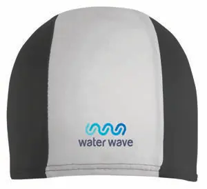 Polyester swimming cap