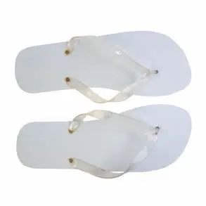 Unisex flip-flops with PE sole and PVC strap