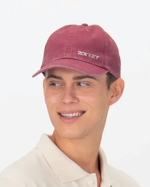 260 g/m² stonewashed cotton baseball cap, 6 panels