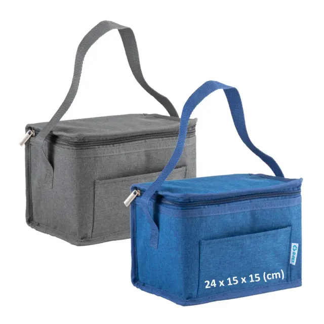 Thermal bag in recycled PET (R-PET) melange