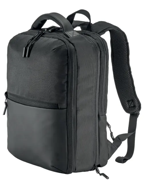 Travel backpack with laptop holder (15”) in 600D polyester