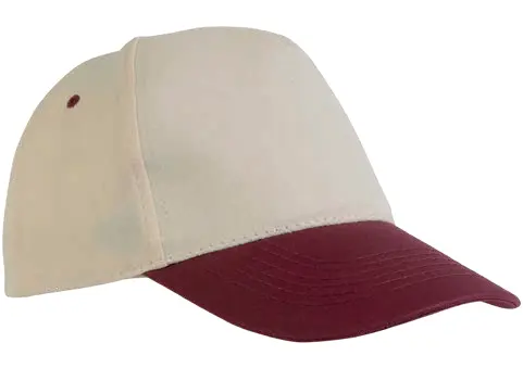 160gsm cotton 5-panel baseball cap