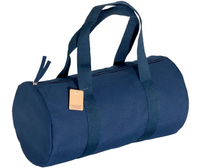 Sports / travel bag in 280 g/m² recycled cot ton