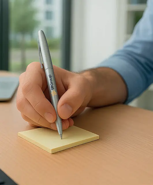 Plastic twist pen
