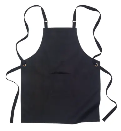 Long cotton and polyester kitchen apron