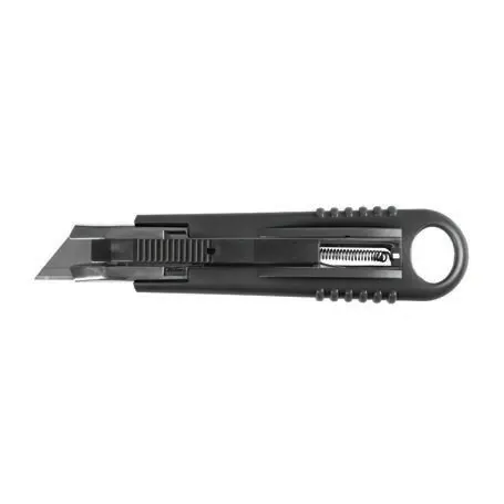 Cutter/utility knife in ABS with retractable blade, medium