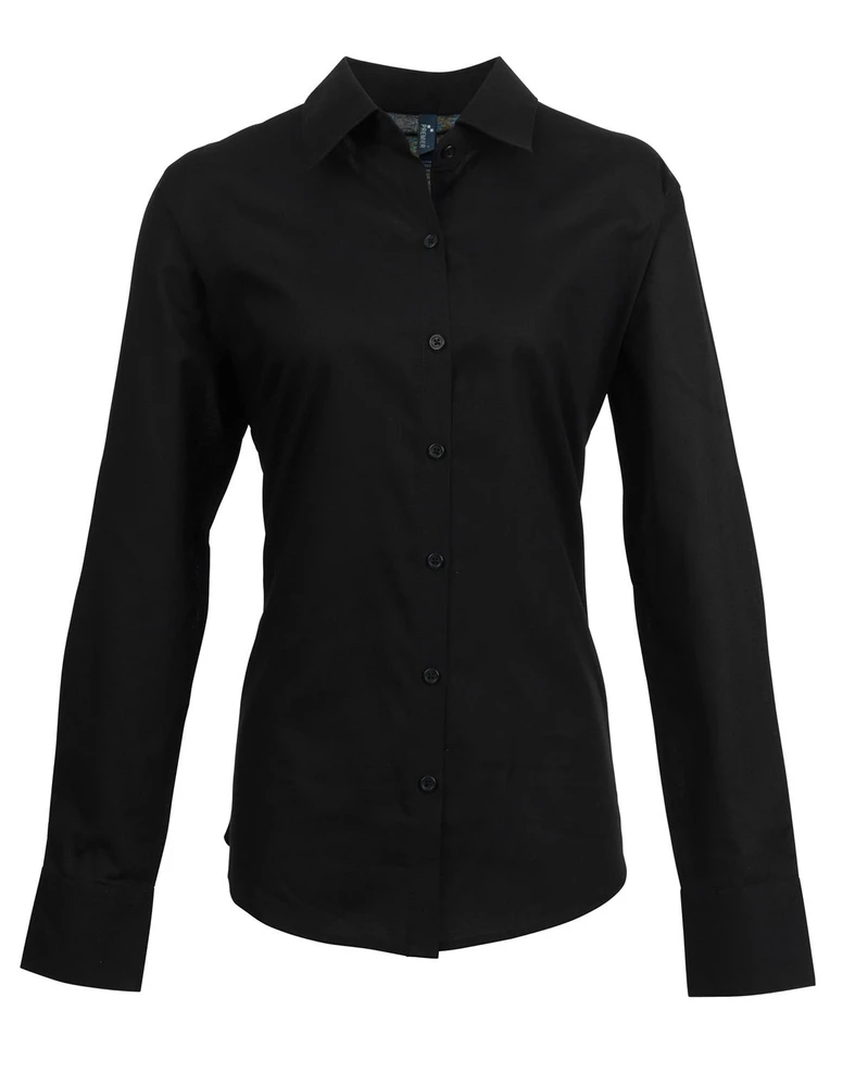 PR334 · Signature Oxford Ladies' Long Sleeve Shirt