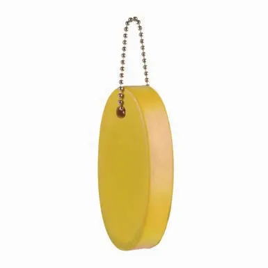Oval floating keyring in PU