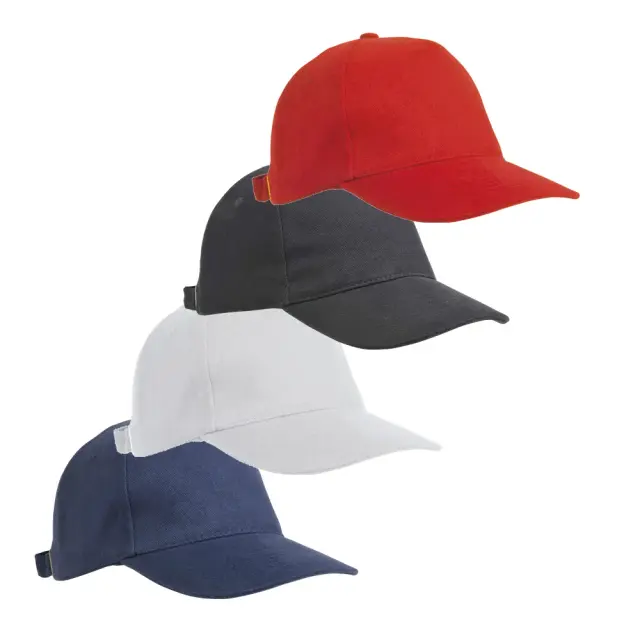 255gsm cotton 5-panel baseball cap