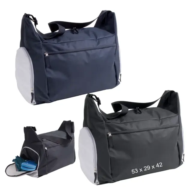 600D polyester sports/travel duffel bag