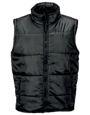 Padded vest in polyester
