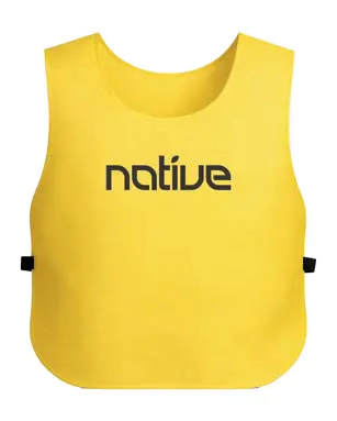 Sports bib in 70 g/m² nonwoven (TNT)