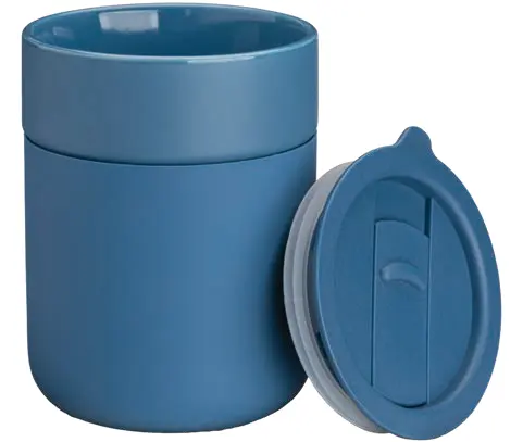 300ml ceramic mug with silicone lining